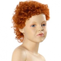Парик детский, искусственный, без челки, короткие волнистые волосы. MD-Y005