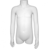 Торс детский с руками, скульптурный, на 4 года, цвет белый. MD-STILE KID 01-01M