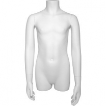 Торс детский с руками, скульптурный, на 8 лет, цвет белый. MD-STILE KID 03-01M