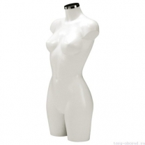 Торс женский, абстрактный, цвет белый. MD-BU 9452