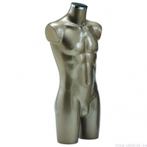 Торс мужской, абстрактный, цвет светло-коричневый. MD-BU 9471