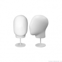 Манекен головы, мужской, цвет белый, MD-H-003