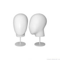 Манекен головы, женский, цвет белый, MD-H-004