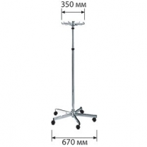 Вешало-стойка для ремней. Вешалка напольная металлическая передвижная на колесах, регулируемая, хром, MD-266 1