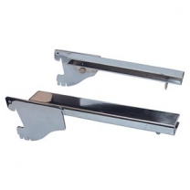 Держатель стеклянных полок, левый, хром, MD-GL 55SX(200)