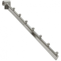 Кронштейн наклонный с шариками, 400мм, хром, MD-R 111