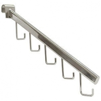 Кронштейн с крючками для системы Global, 400мм, хром, MD-R 112