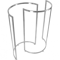 Вешало-стойка для одежды. Вешалка напольная стационарная, не регулируемая, шлифованая нержавеющая сталь, MD-STV 008