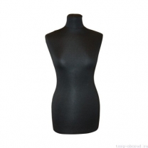Торс портновский, женский, черного цвета, материал пенополистирол. Цвет черный. MD-STI 580510