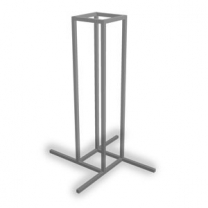 Основание вешала 4-х рожкового. Нержавеющая сталь. Высота 1200. MD-NK 701