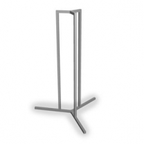 Основание вешала 3-х рожкового. Нержавеющая сталь. Высота 1200мм. MD-NK.702