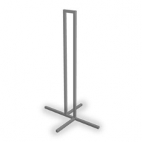 Основание вешала 2-х рожкового. Нержавеющая сталь. Высота 1200мм.  MD-NK.703