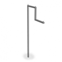 Кронштейн ступенчатый. 970Х400х200, нержавеющая сталь MD-NK712