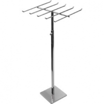 Стойка настольная с крючками, регулируемая, высота 500-8500мм, хром, MD-AB 3