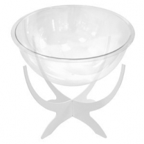 Подставка настольная для чаши d-300, высота 220мм, металл, цвет белый глянец, MD-P 162