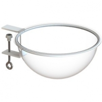 Держатель-струбцина для чаши, диаметр 200мм, белый глянец, MD-S161