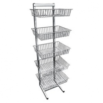 Стеллаж, напольный, стационарный, нерегулируемый, цвет белый, MD-TC 197