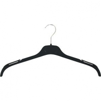 Вешалка плечики (Италия), ширина 400, цвет черный. MD-ECRN 38