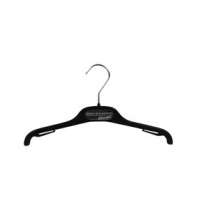 Вешалка плечики (Италия), ширина 380, цвет черный. MD-NC 38