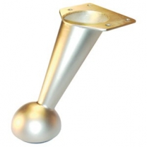 Опора для витрины, высота 125мм, матовый никель, MD-NZ0106 125MM