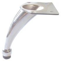 Опора для витрины, высота 127мм, хром, MD-NZ0504 127MM