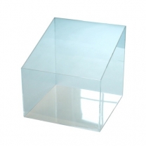Подставка из оргстекла (пластиковая): короб, 300х300 мм OL-685.1F