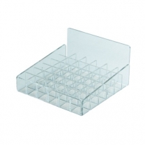 Подставка из оргстекла (пластиковая): под косметику и помады настольная, 155х85мм. OL-432