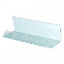 Подставка из оргстекла (пластиковая): для карандашей настольная, 210х70мм. OL-410