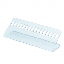 Подставка из оргстекла (пластиковая): для карандашей настольная, 200х55мм. OL-405