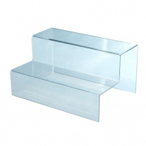 Подставка из оргстекла (пластиковая): универсальная "Лесенка", настольная, 300х150мм. OL-635.1