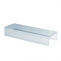 Подставка из оргстекла (пластиковая): универсальная П-образная, настольная, 300х50мм. OL-615.2