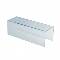 Подставка из оргстекла (пластиковая): универсальная П-образная, настольная, 300х100мм. OL-615.1