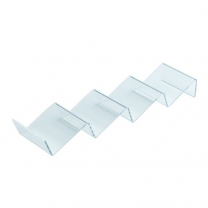 Подставка из оргстекла (пластиковая): для кошельков, настольная, 90х50мм. OL-204