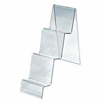 Подставка из оргстекла (пластиковая): для кошельков, настольная, 90х230мм. OL-203