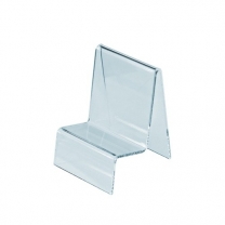 Подставка из оргстекла (пластиковая): одинарная, настольная, 90х110мм. OL-201, OL-201T3