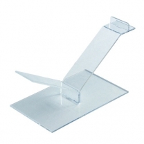 Подставка из оргстекла (пластиковая): для обуви горизонтальная с основанием, 120х140мм. OL-573