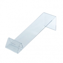 Подставка из оргстекла (пластиковая): для обуви с ценником, 80х80мм. OL-568.3