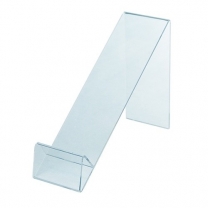 Подставка из оргстекла (пластиковая): для обуви с ценником, 80х180мм. OL-568.1