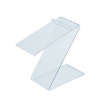 Подставка из оргстекла (пластиковая): для обуви Z-образная (опора каблук), 80х165мм. OL-567.2