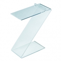 Подставка из оргстекла (пластиковая): для обуви Z-образная (опора каблук), 80х200мм. OL-567.1