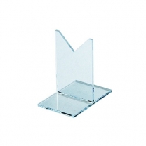 Подставка из оргстекла (пластиковая): для обуви, 80х80мм. OL-553.2