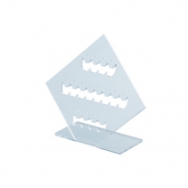 Подставка из оргстекла (пластиковая): под серьги, настольная, 150х135мм. OL-743