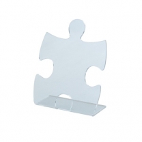 Подставка из оргстекла (пластиковая): под колье или браслет, настольная, 130х155мм. OL-712.2