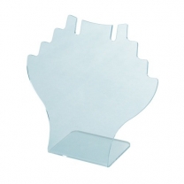 Подставка из оргстекла (пластиковая): под колье, настольная, 210х200мм. OL-711