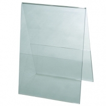 Подставка из оргстекла (пластиковая): ценникодержатель двухсторонний формат А4, 210х290мм. OL-121/A4
