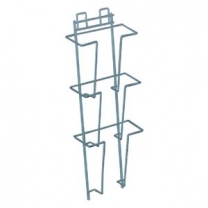 Стеллаж для печатной продукции, высота 645мм, цвет хром, MD-TK-3(хром)