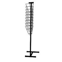 Стойка ROKITA, высота 1660мм, цвет хром/черный, MD-ROK01(хром/черн)