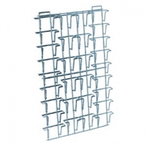 Стеллаж для открыток и брошюр, высота 910мм, цвет белый, MD-ASWK 30