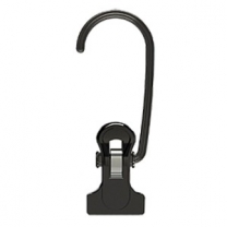 Крючок-прищепка пластиковый, цвет черный, MD-PP1