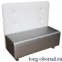 Банкетка со спинкой с сиденьем для магазинов, в прихожу, на балкон, PF-026